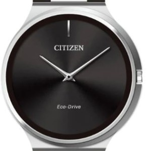 Citizen® Unisex Stiletto Eco-Drive® Stainless Steel Bracelet Watch (Silver/Black) 1 Citizen® Unisex Stiletto Eco-Drive® Stainless Steel Bracelet Watch (Silver/Black) 1