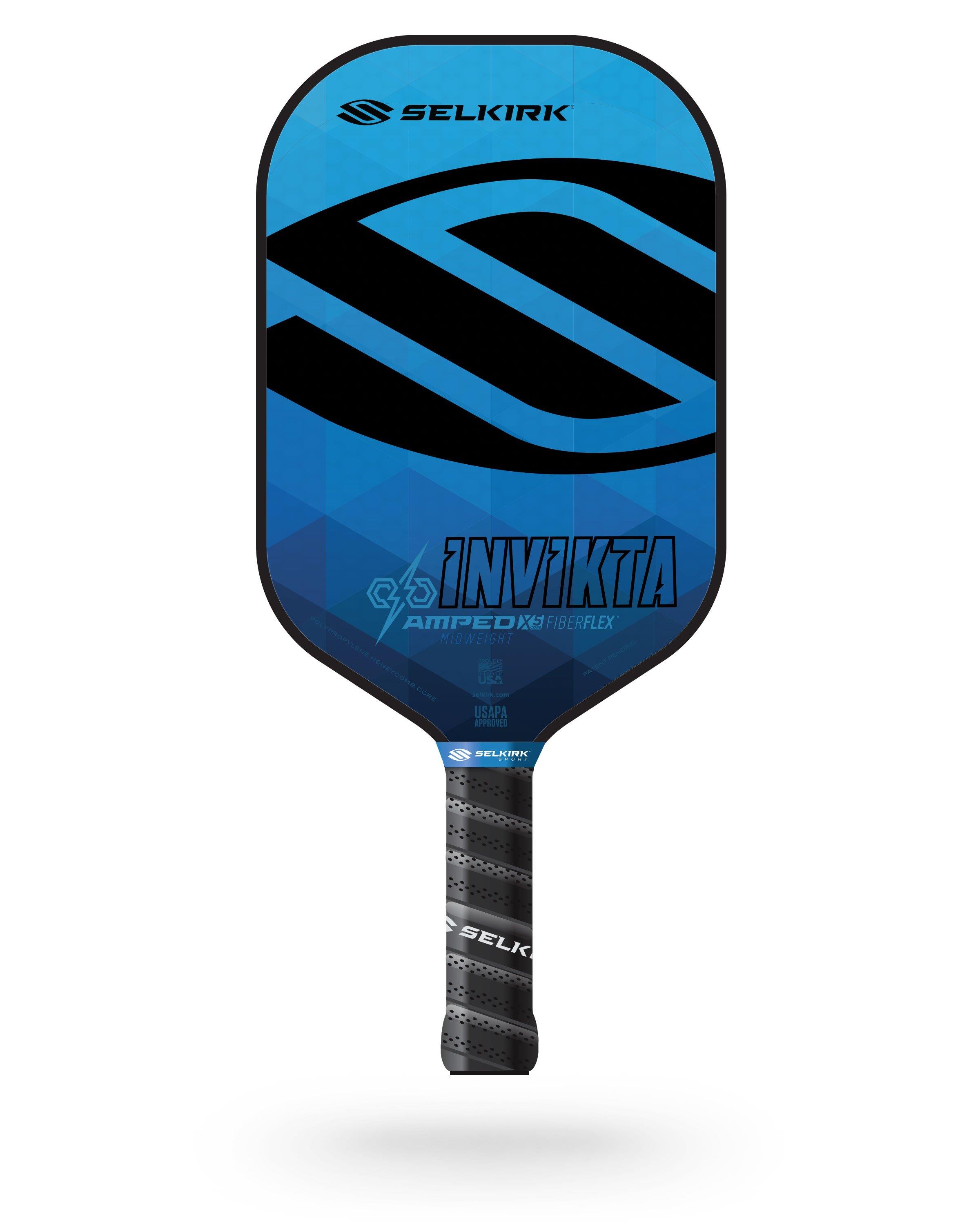 Selkirk Amped Invikta Midweight-Sapphire Blue Pickleball Paddle 2 Selkirk Amped Invikta Midweight-Sapphire Blue Pickleball Paddle 2
