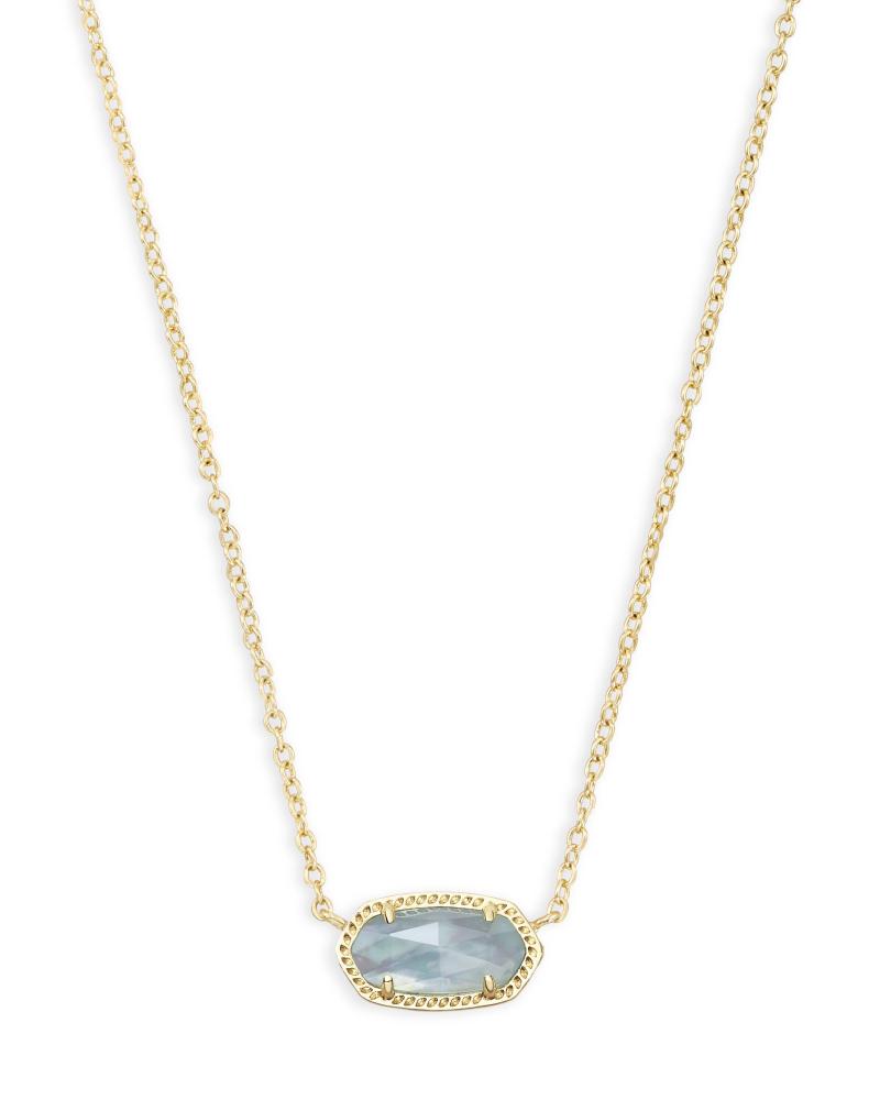Kendra Scott Elisa Light Blue Short Pendant Necklace 2 Kendra Scott Elisa Light Blue Short Pendant Necklace 2