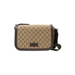 Gucci Gg Shoulder Messenger Bag - Brown 2 Gucci Gg Shoulder Messenger Bag - Brown 2