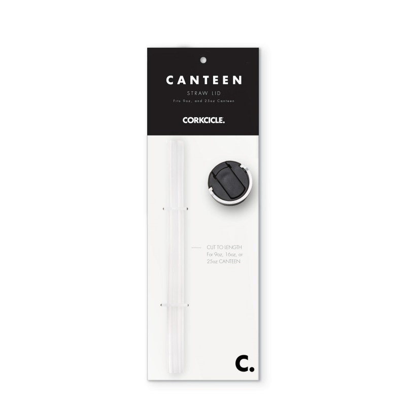 Corkcicle Canteen Cap W/Straw (Fits 9Oz, 16Oz, 25Oz) 2 Corkcicle Canteen Cap W/Straw (Fits 9Oz, 16Oz, 25Oz) 2