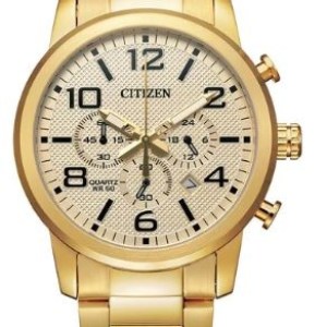 Citizen® Men%27s Quartz Gold-Tone Watch w/Champagne Dial 1 Citizen® Men%27s Quartz Gold-Tone Watch w/Champagne Dial 1