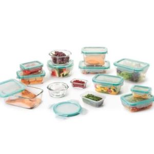 OXO Good Grips 30pc SNAP Glass & Plastic Container Set 2 OXO Good Grips 30pc SNAP Glass & Plastic Container Set 2