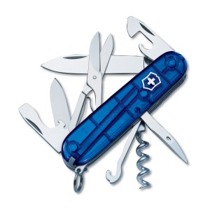Victorinox Swiss Army Corporate Gifts Knife Climber- Translucent Sapphire 2 Victorinox Swiss Army Corporate Gifts Knife Climber- Translucent Sapphire 2
