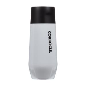 Corkcicle 7Oz Stemless Flute - Colorblock Modern Black 2 Corkcicle 7Oz Stemless Flute - Colorblock Modern Black 2