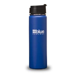 Blue Coolers 20 Oz. Flask (Slide) - Blue 2 Blue Coolers 20 Oz. Flask (Slide) - Blue 2