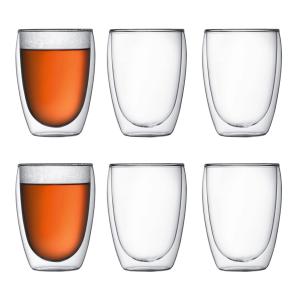 Bodum 6Pc Pavina Double Wall 12Oz Glass Set 2 Bodum 6Pc Pavina Double Wall 12Oz Glass Set 2