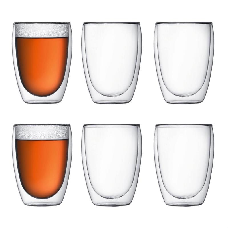 Bodum 6Pc Pavina Double Wall 12Oz Glass Set 2 Bodum 6Pc Pavina Double Wall 12Oz Glass Set 2