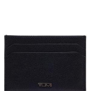 Tumi Nassau Slim Card Case- Black Texture Leather 2 Tumi Nassau Slim Card Case- Black Texture Leather 2
