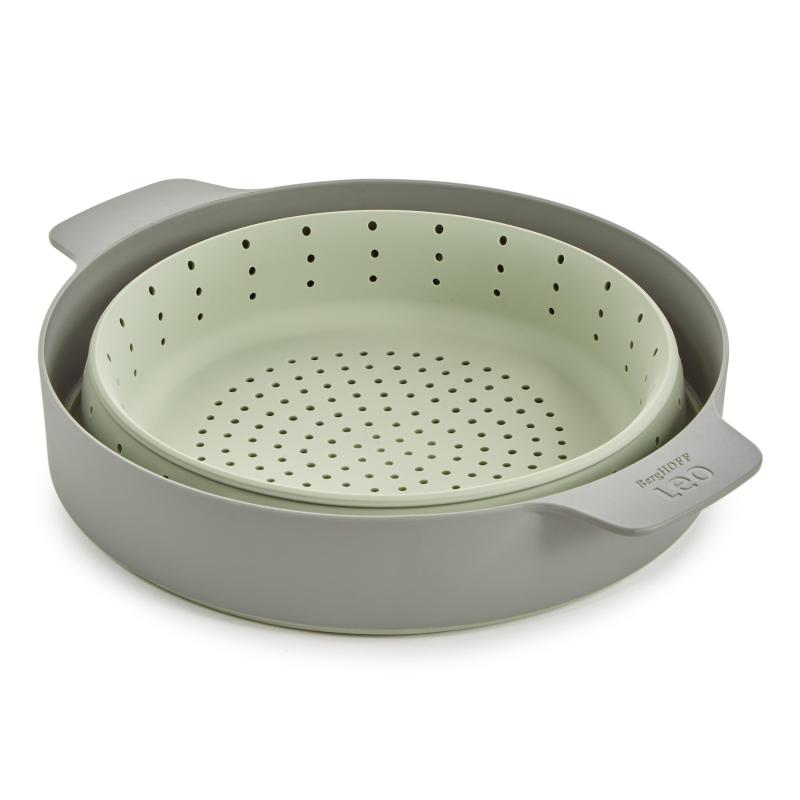 BergHoff Leo Balance 2-In-1 Steamer & Strainer, 10", Sage & Moonmist 2 BergHoff Leo Balance 2-In-1 Steamer & Strainer, 10", Sage & Moonmist 2