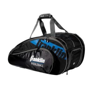 Franklin Sports Pro Series Pickleball Paddle Bag Black/Blue 2 Franklin Sports Pro Series Pickleball Paddle Bag Black/Blue 2