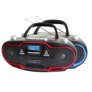 SuperSonic Portable MP3/CD Player with USB, Cassette Recorder & AM/FM Radio 1 SuperSonic Portable MP3/CD Player with USB, Cassette Recorder & AM/FM Radio 1