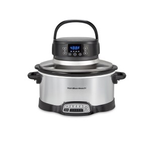 Hamilton Beach 2-In-1 Air Fry Slow Cooker, 6 Quart Capacity, 33061 2 Hamilton Beach 2-In-1 Air Fry Slow Cooker, 6 Quart Capacity, 33061 2