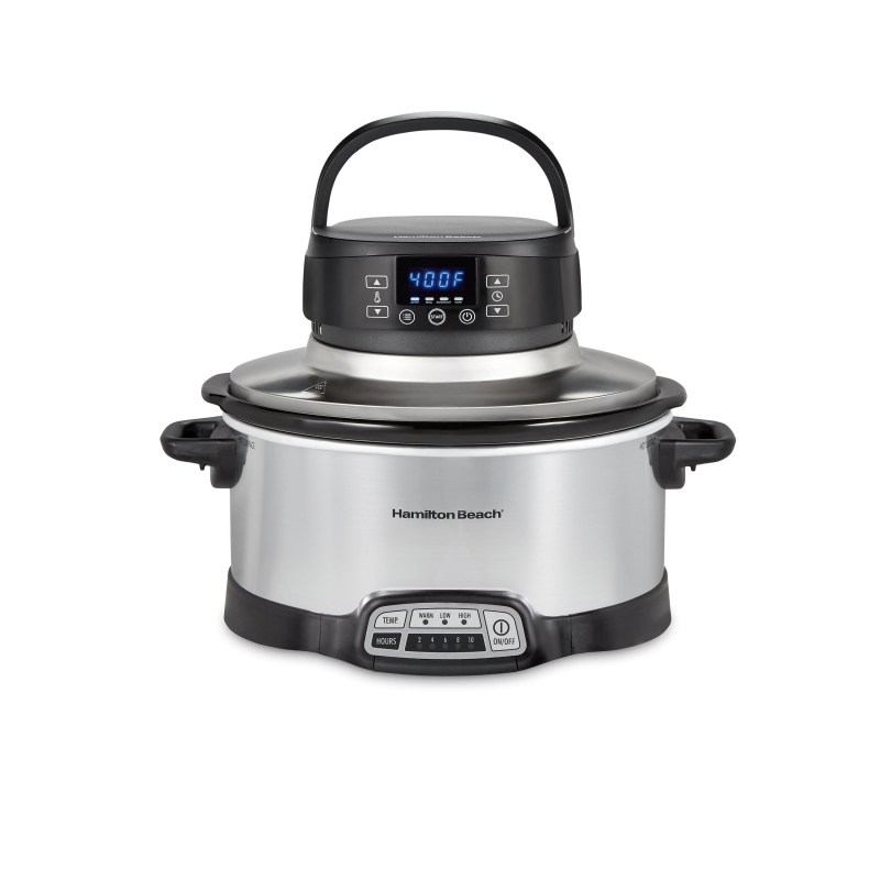 Hamilton Beach 2-In-1 Air Fry Slow Cooker, 6 Quart Capacity, 33061 2 Hamilton Beach 2-In-1 Air Fry Slow Cooker, 6 Quart Capacity, 33061 2