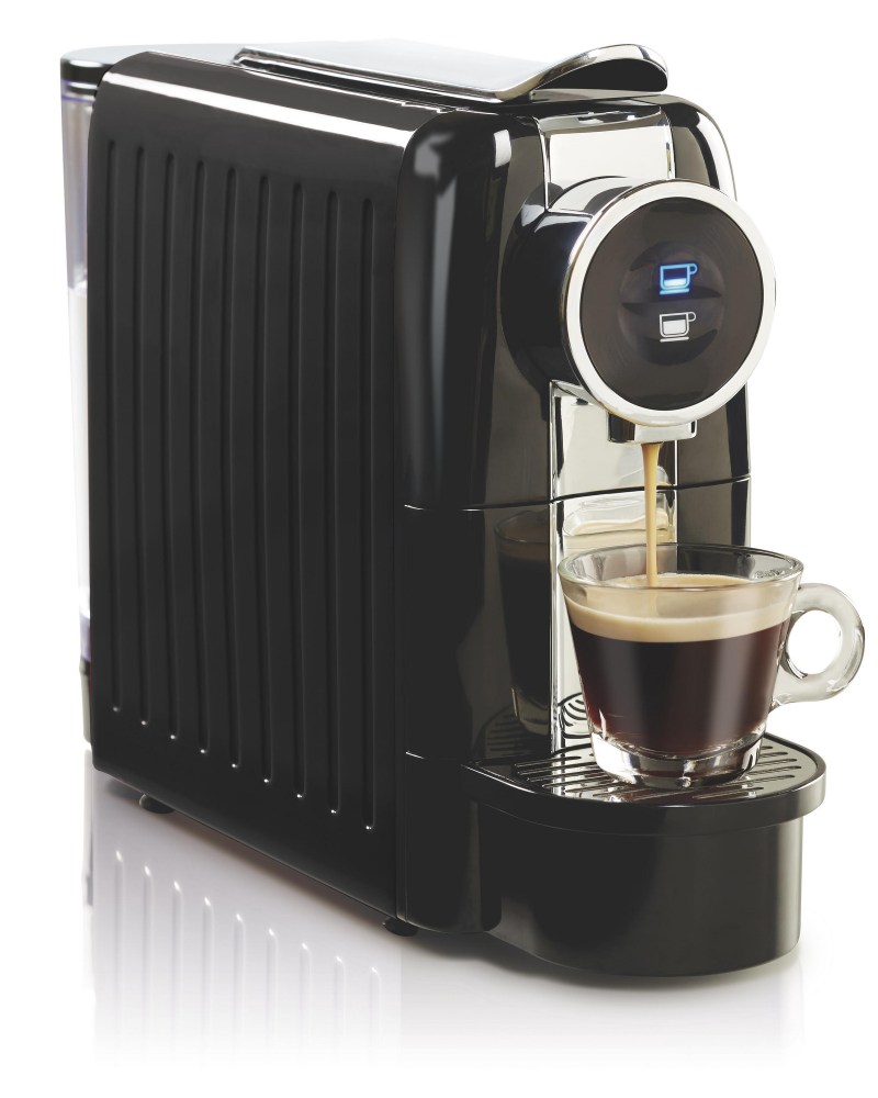 Hamilton Beach Espresso Maker, Compatible With Nespresso®* Original Capsules, Black With Chrome Acce 2 Hamilton Beach Espresso Maker, Compatible With Nespresso®* Original Capsules, Black With Chrome Acce 2