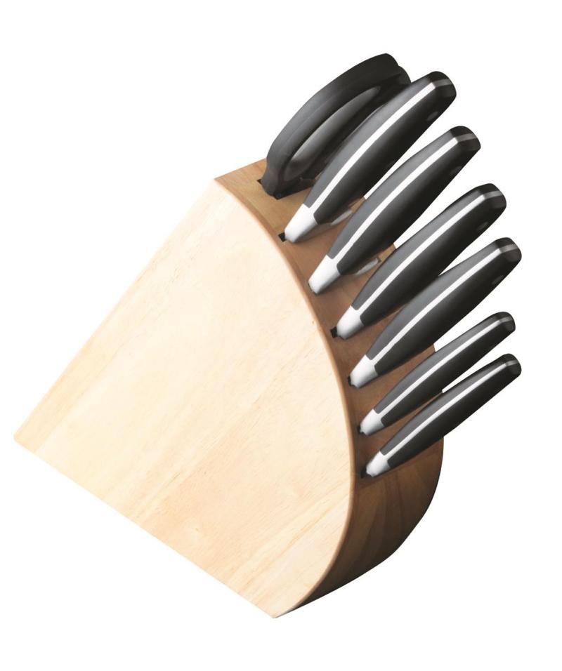 BergHoff Forged 8Pc Ss Cutlery Set With Block 2 BergHoff Forged 8Pc Ss Cutlery Set With Block 2