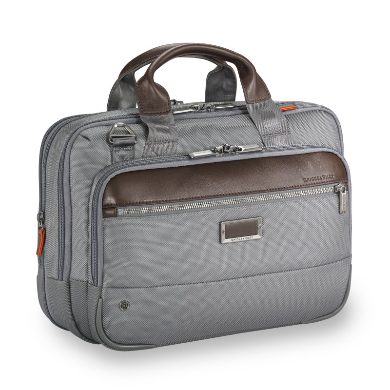 Briggs & Riley™ @Work Small Expandable Briefcase (Grey) 1 Briggs & Riley™ @Work Small Expandable Briefcase (Grey) 1