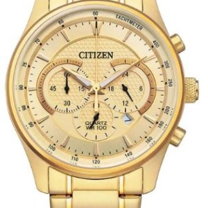 Citizen® Men%27s Quartz Chronograph Gold-Tone Watch w/Champagne Dial 1 Citizen® Men%27s Quartz Chronograph Gold-Tone Watch w/Champagne Dial 1