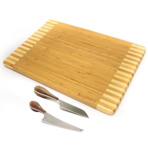 BergHoff Bamboo 3Pc Rectangular Two-Toned Board Set/Aaron Probyn Cheese Knives 2 BergHoff Bamboo 3Pc Rectangular Two-Toned Board Set/Aaron Probyn Cheese Knives 2
