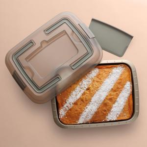 BergHoff Leo Balance Ns Cov Cake Pan With Slicer, Beige, 15"X11.4" 2 BergHoff Leo Balance Ns Cov Cake Pan With Slicer, Beige, 15"X11.4" 2