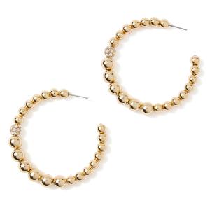 Lilly Pulitzer Bateau Hoop Earrings - Gold 2 Lilly Pulitzer Bateau Hoop Earrings - Gold 2