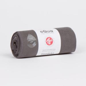 Manduka Equa Yoga Hand Towel - Thunder Gray 2 Manduka Equa Yoga Hand Towel - Thunder Gray 2