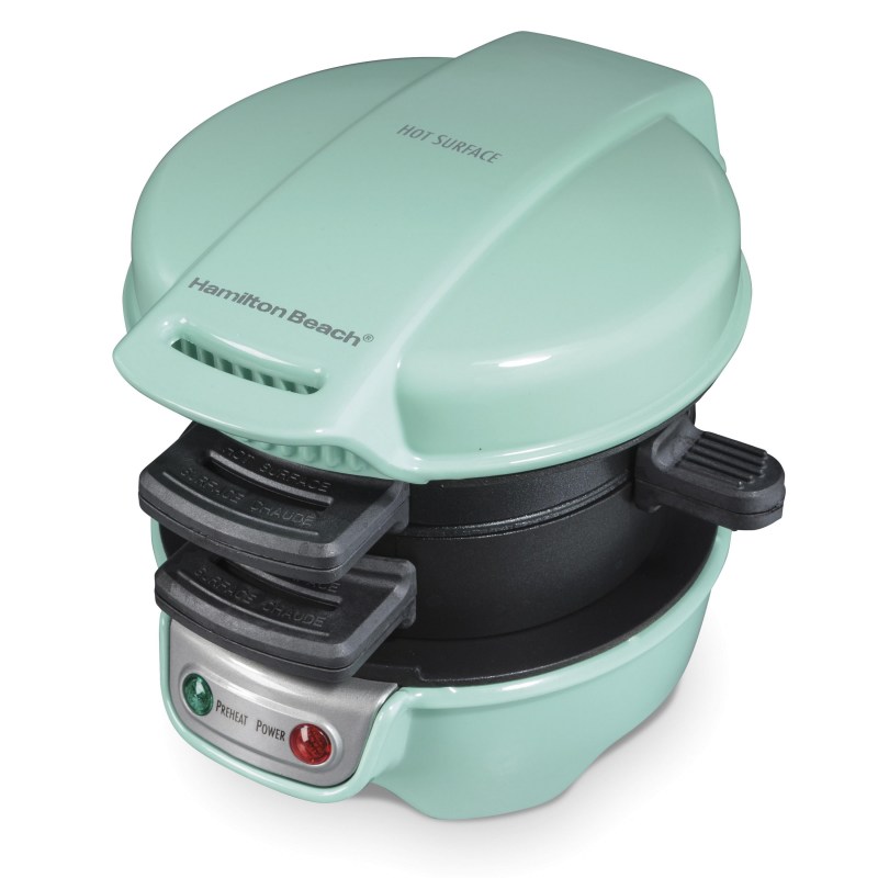 Hamilton Beach Breakfast Sandwich Maker - Mint 2 Hamilton Beach Breakfast Sandwich Maker - Mint 2