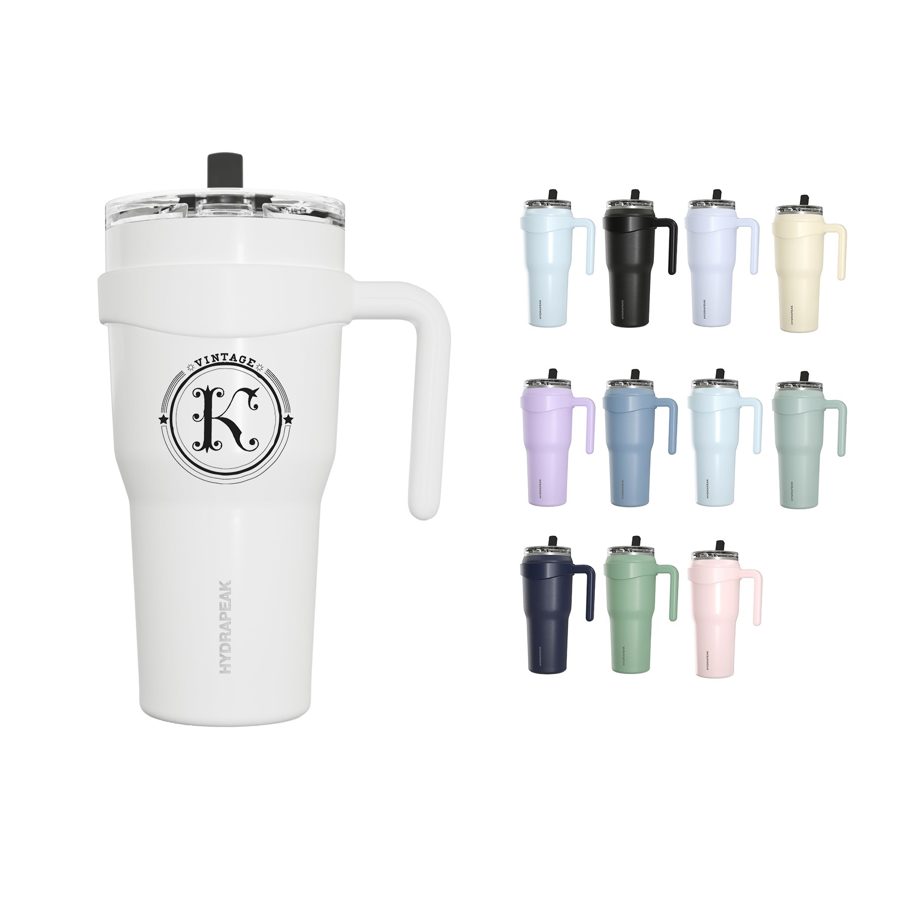 40 Oz. Hydrapeak® Insulated Stainless Steel Tumbler - Roadster 1