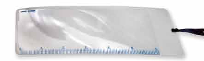 Carson MagniMark™ Fresnel 3x Magnification Page Magnifier with 6" Ruler 1 Carson MagniMark™ Fresnel 3x Magnification Page Magnifier with 6" Ruler 1