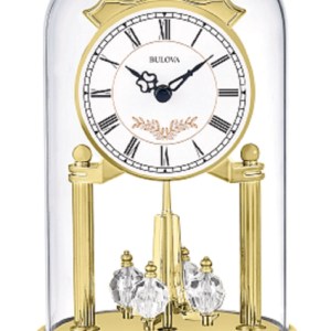 Bulova Heather Anniversary Gold Chime Clock 1 Bulova Heather Anniversary Gold Chime Clock 1