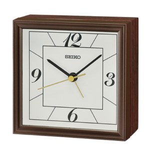 Seiko Seihokei Dark Brown Bedside Alarm Clock 1 Seiko Seihokei Dark Brown Bedside Alarm Clock 1