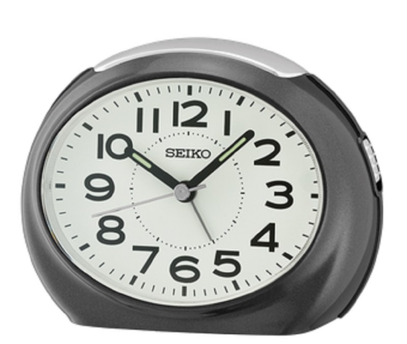 Seiko Tokai Metallic Black Bedside Alarm Clock 1 Seiko Tokai Metallic Black Bedside Alarm Clock 1