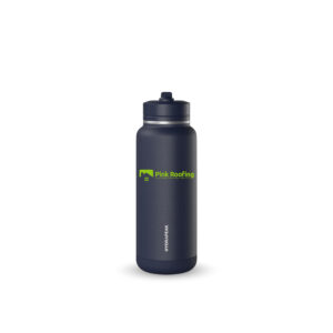 HydraPeak 32oz Stainless Steel Insulated Water Bottle With Spill Proof Straw Lid And Rubber Boot 2