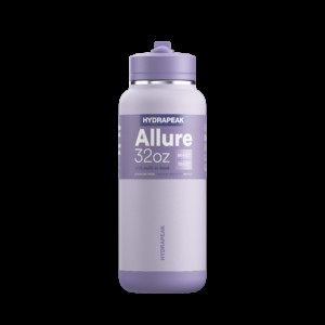 HydraPeak 32oz Stainless Steel Insulated Water Bottle With Spill Proof Straw Lid And Rubber Boot 2