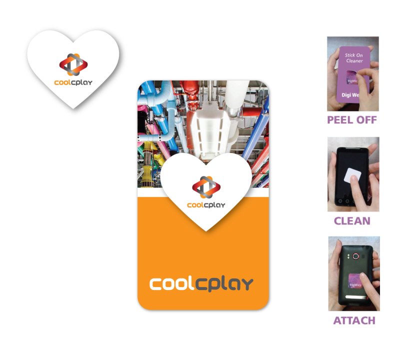 Full Color Screen Cleaner Sticker - Heart Shape (1.20"x 1.40") 1 Full Color Screen Cleaner Sticker - Heart Shape (1.20"x 1.40") 1