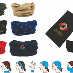 100% Microfiber Multi Functional Scarf/Neck-Wrap/Tube 1 100% Microfiber Multi Functional Scarf/Neck-Wrap/Tube 1