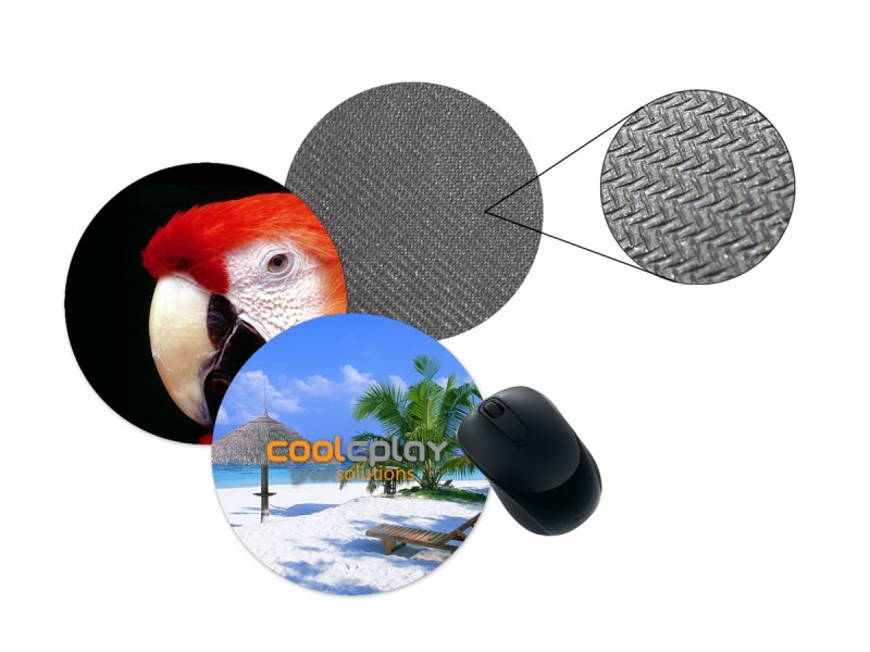 Full Color (4CP) - Round Microfiber Mouse Pad (8" Diameter) 1 Full Color (4CP) - Round Microfiber Mouse Pad (8" Diameter) 1