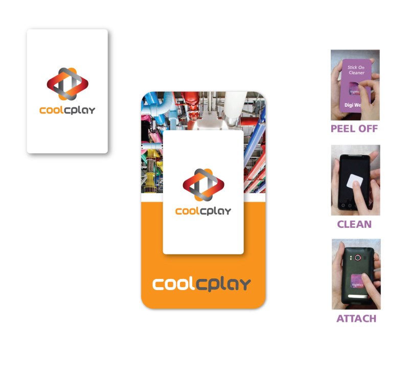 Full Color Screen Cleaner Sticker - Rectangle Shape (1.3"x 2") 1 Full Color Screen Cleaner Sticker - Rectangle Shape (1.3"x 2") 1
