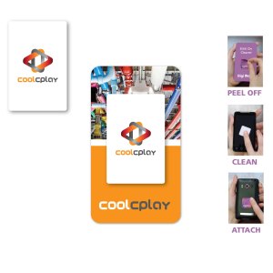 Full Color Screen Cleaner Sticker - Rectangle Shape (1.3"x 2") 1 Full Color Screen Cleaner Sticker - Rectangle Shape (1.3"x 2") 1