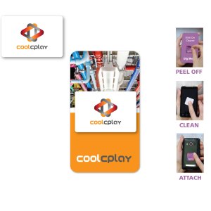 Full Color Screen Cleaner Sticker - Rectangle Shape (1.77"x 1.18") 1 Full Color Screen Cleaner Sticker - Rectangle Shape (1.77"x 1.18") 1