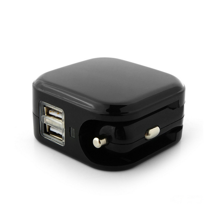 Dual Car + Wall USB Charger 1