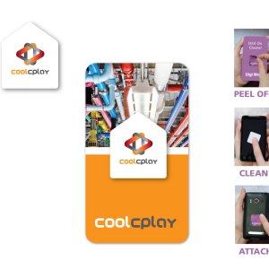 Full Color Screen Cleaner Sticker - House Shape (1.10"x 1.30") 1 Full Color Screen Cleaner Sticker - House Shape (1.10"x 1.30") 1