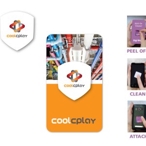 Full Color Screen Cleaner Sticker - Shield Shape (1.20"x 1.40") 1 Full Color Screen Cleaner Sticker - Shield Shape (1.20"x 1.40") 1