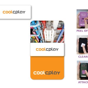 Full Color Screen Cleaner Sticker - Rectangle Shape (2"x 0.80") 1 Full Color Screen Cleaner Sticker - Rectangle Shape (2"x 0.80") 1