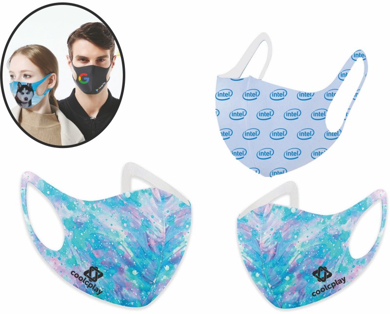 Face Mask. Super Soft, Cool, Comfortable. Bacteriostatic Reduction Rate Of 99.9% - Vivid Full Color 1 Face Mask. Super Soft, Cool, Comfortable. Bacteriostatic Reduction Rate Of 99.9% - Vivid Full Color 1