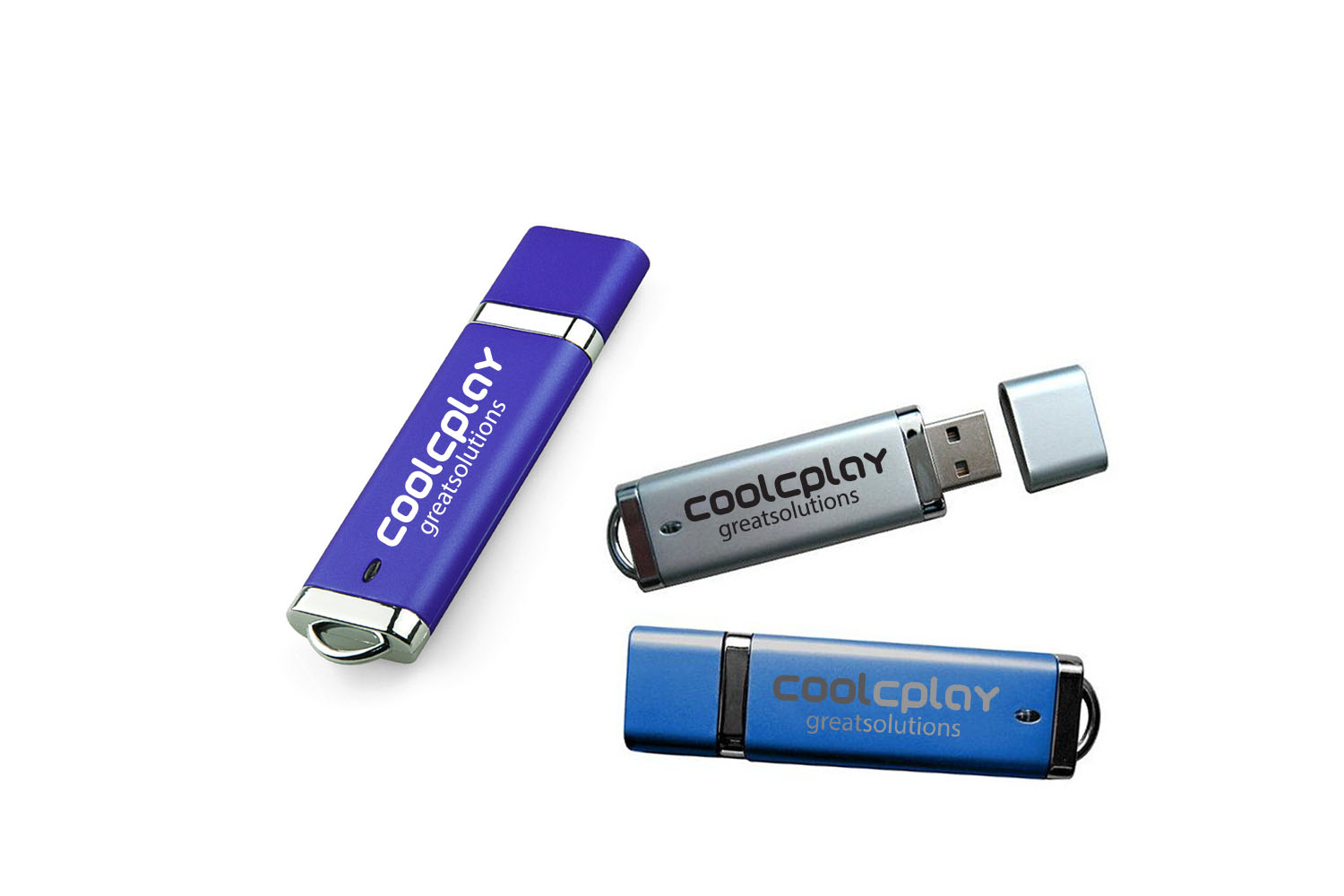 8 GB USB Flashdrive w/ Removable Cap 1