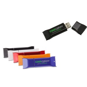 1 GB Plastic Candy Shaped USB Flashdrive 1 1 GB Plastic Candy Shaped USB Flashdrive 1
