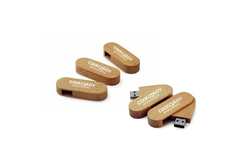 128 MB Wooden Swivel USB Flashdrive 1 128 MB Wooden Swivel USB Flashdrive 1