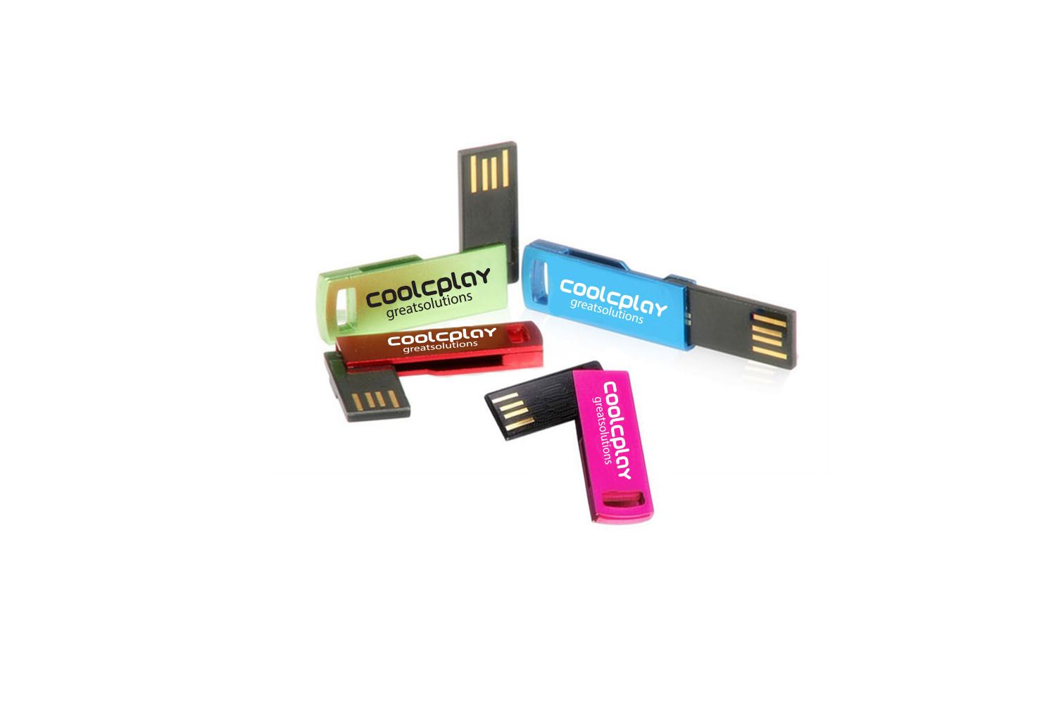 4 GB Thin Metal USB Flashdrive 1