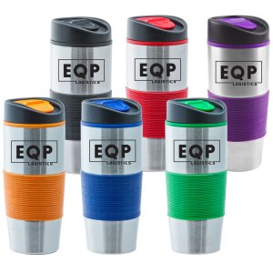 15 Oz. Stainless Steel Tumbler w/Silicone Grip 1 15 Oz. Stainless Steel Tumbler w/Silicone Grip 1